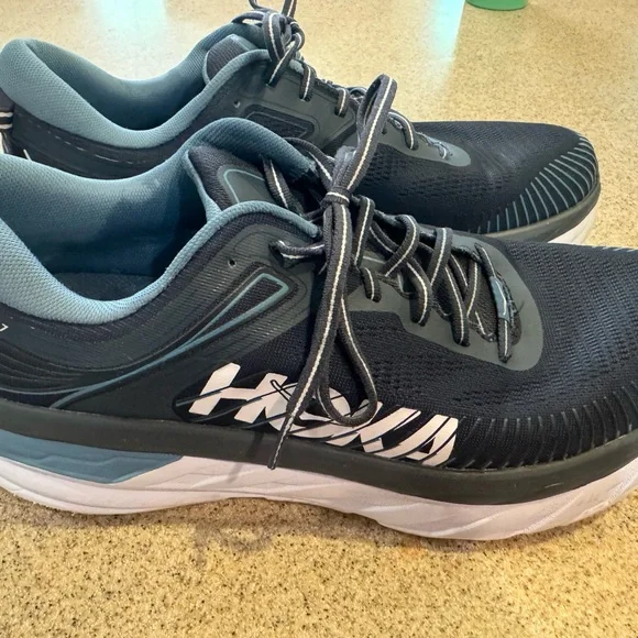 Hoka Bondi 7 Navy, Blue, White Men’s Athletic Shoe, 12 - Picture 4 of 10